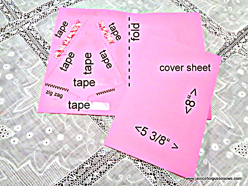 Tape on card and cover