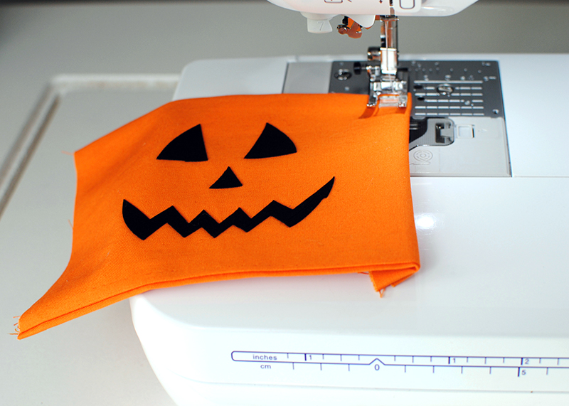 Sew mask closed