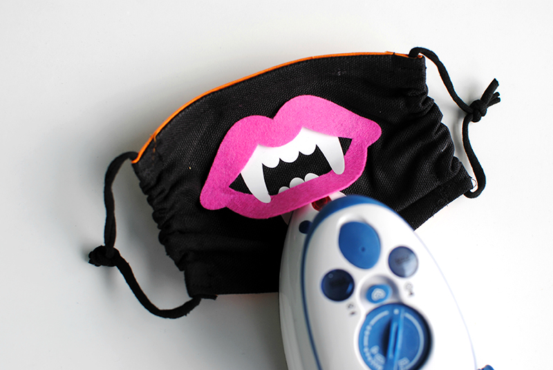 Iron on vampire mask