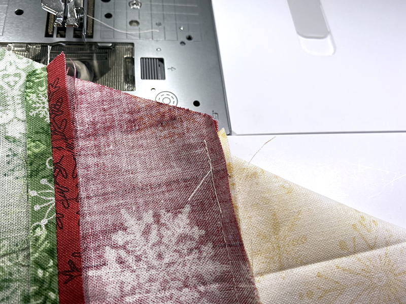 Sew fabric pieces