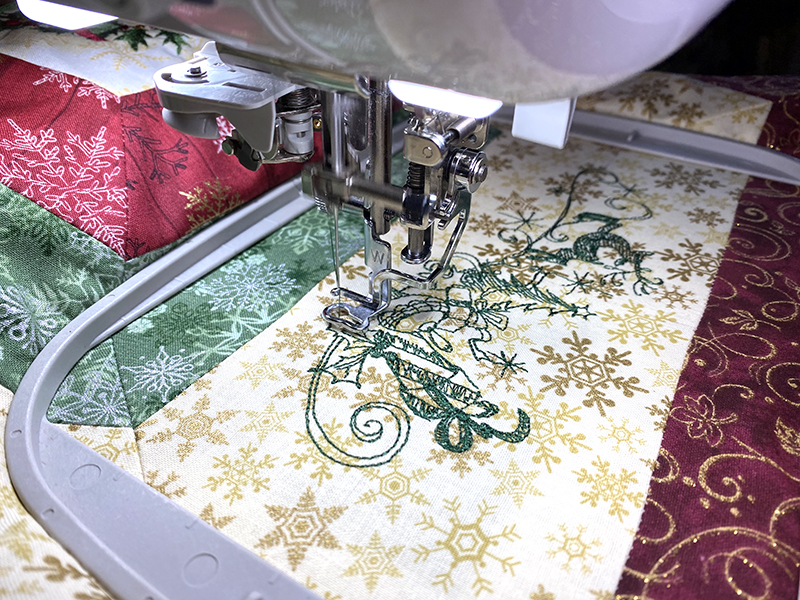 Design on fabric