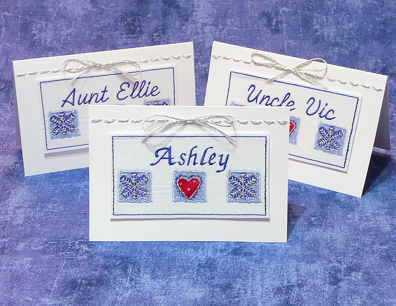 Finished cards