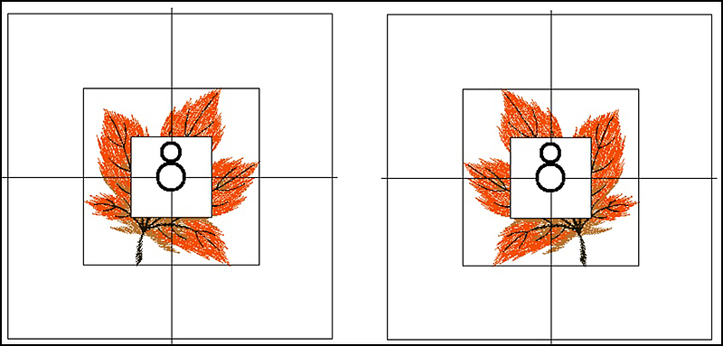 two maple leaves
