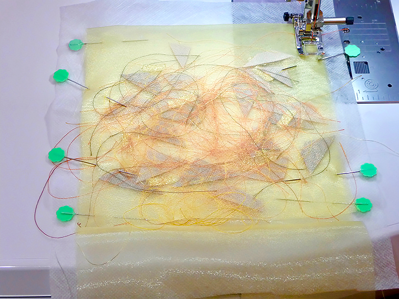Sew fabric together