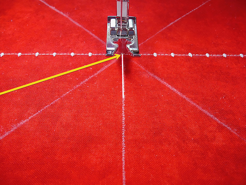 sew along lines