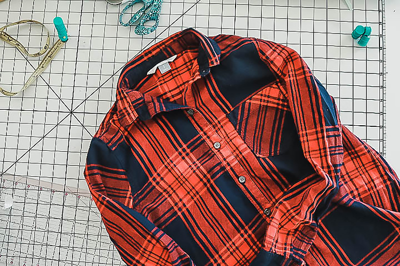 shirt on table