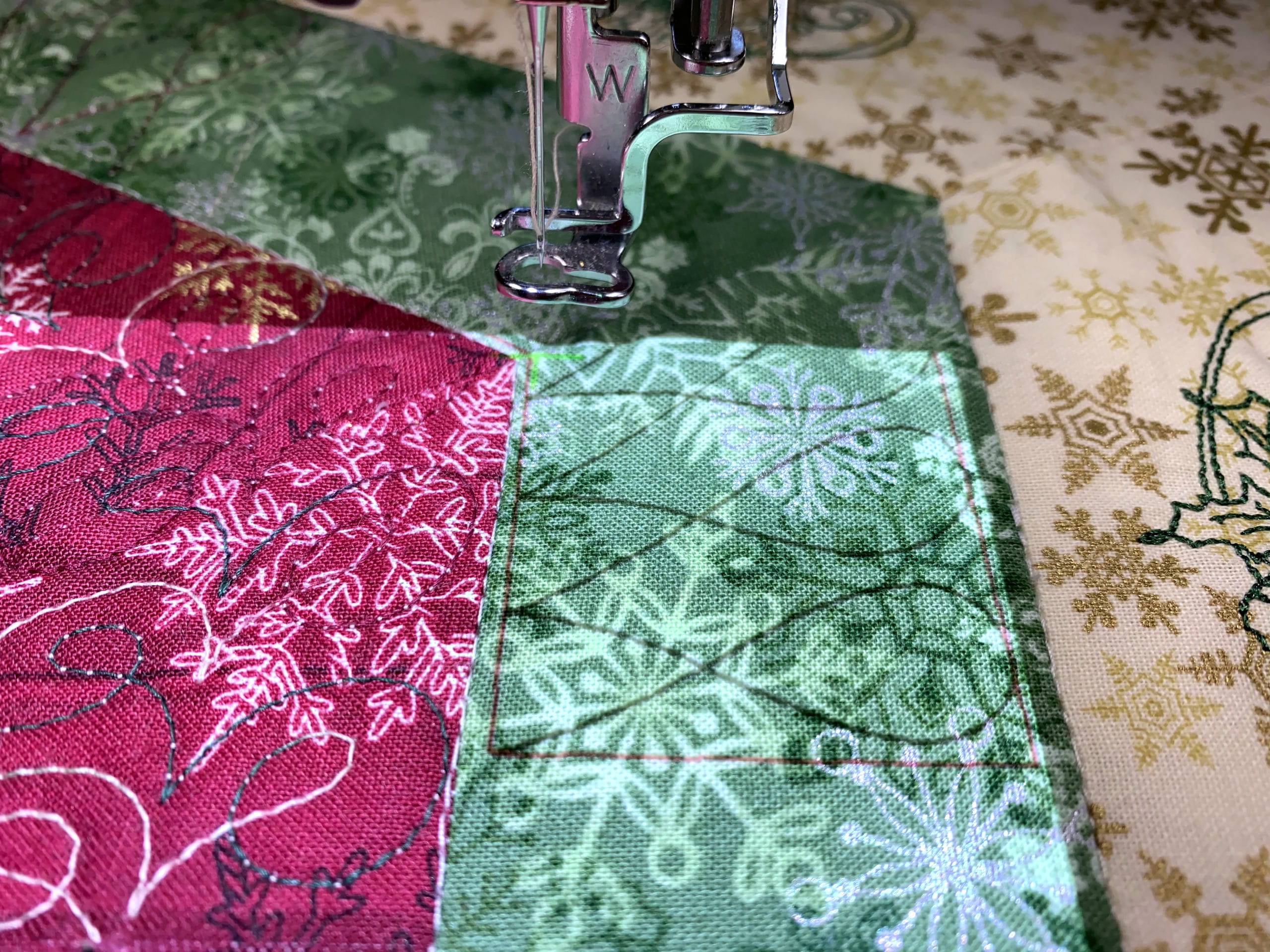 Sew outside border