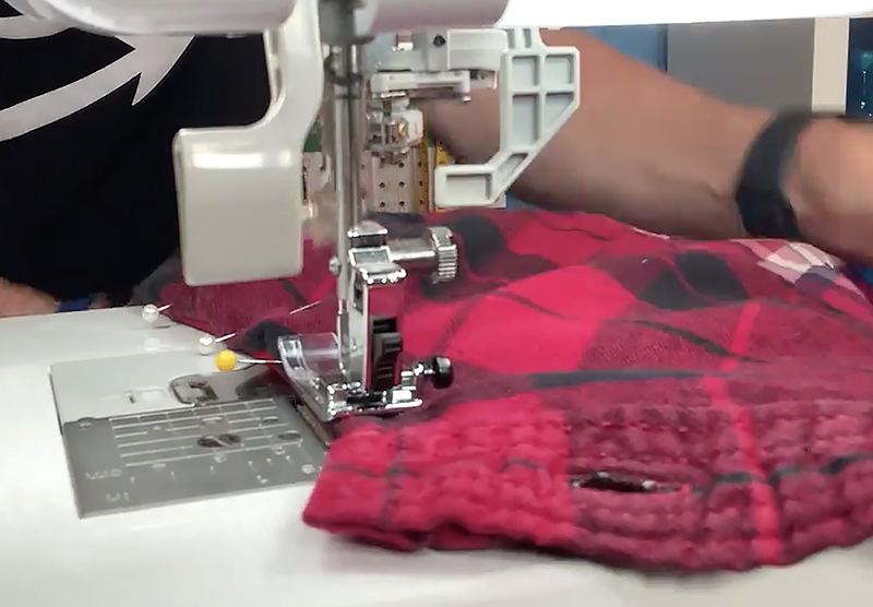 Top stitch