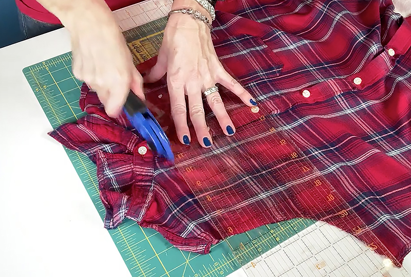 Trim to ensure straight edges
