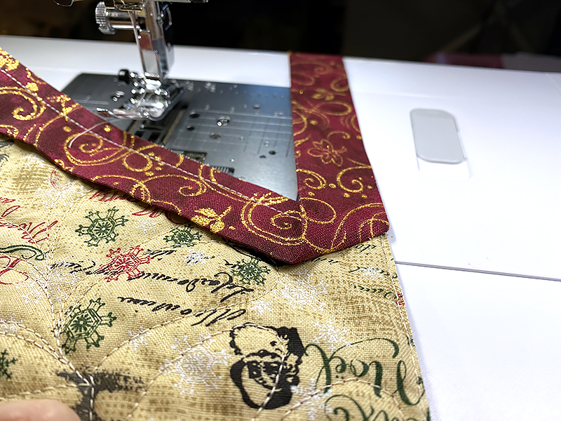 Finish sewing