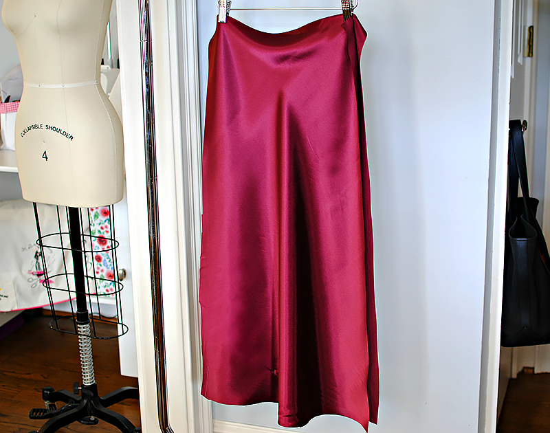 Skirt hanging up
