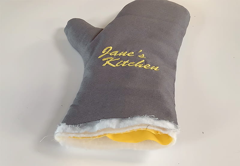 mitt layers inserted