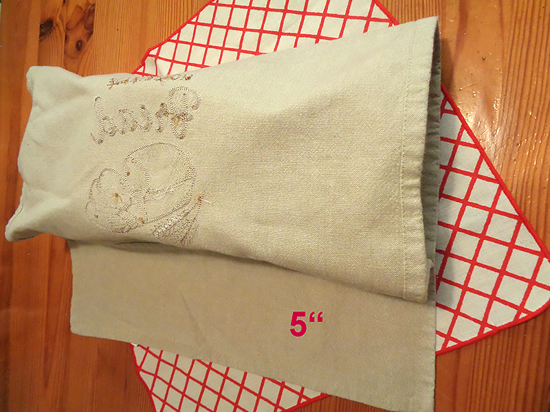 measure 5 inches