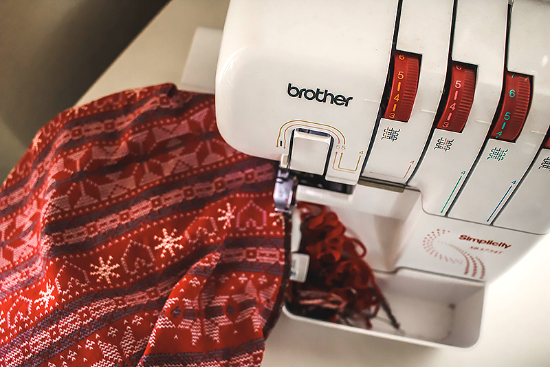 sew cowl to neckline