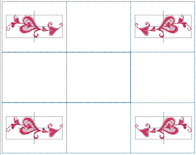 stitch heart design