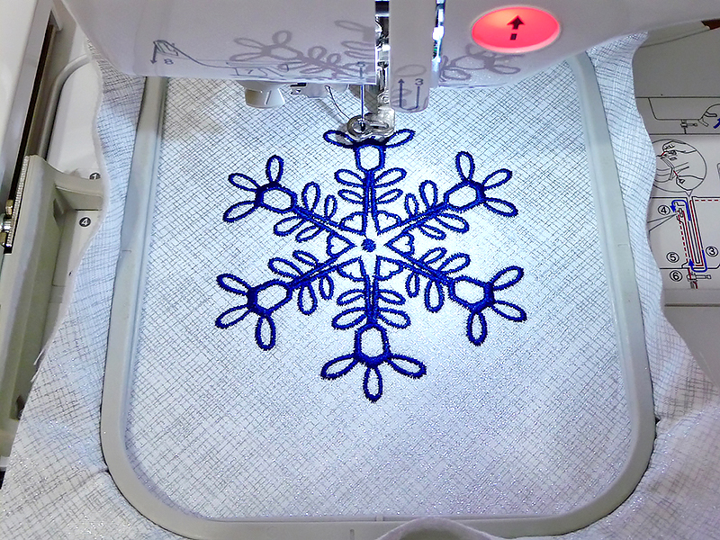Embroider Snowflake