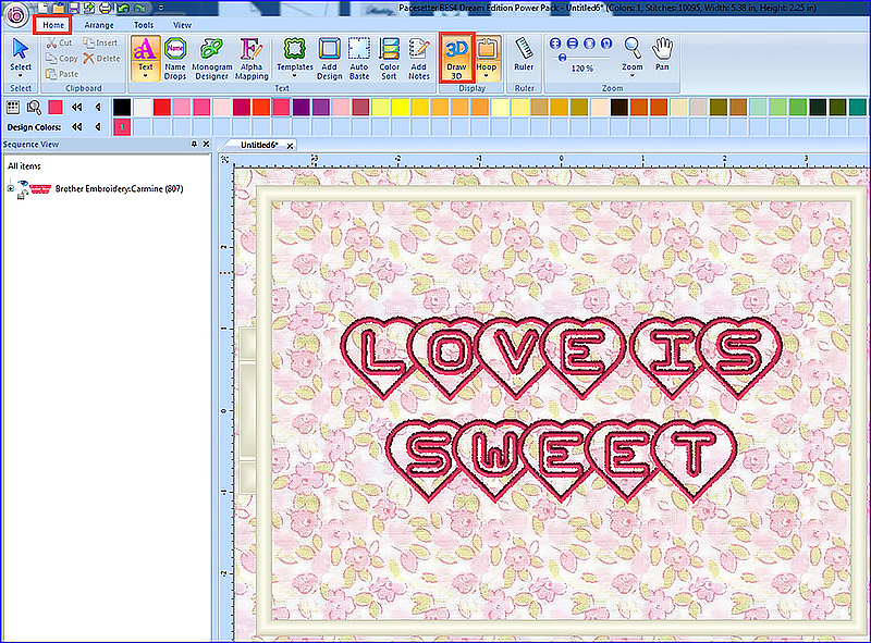 preview of design with background