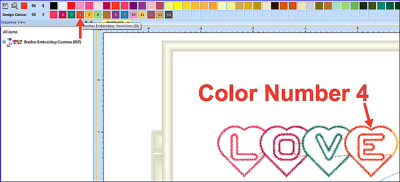 color number 4