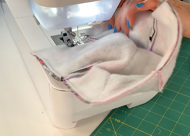 sew batting edges