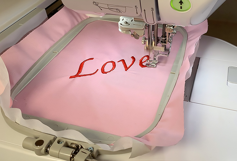 Embroidering Letters