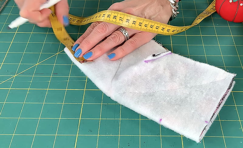 measure from fold