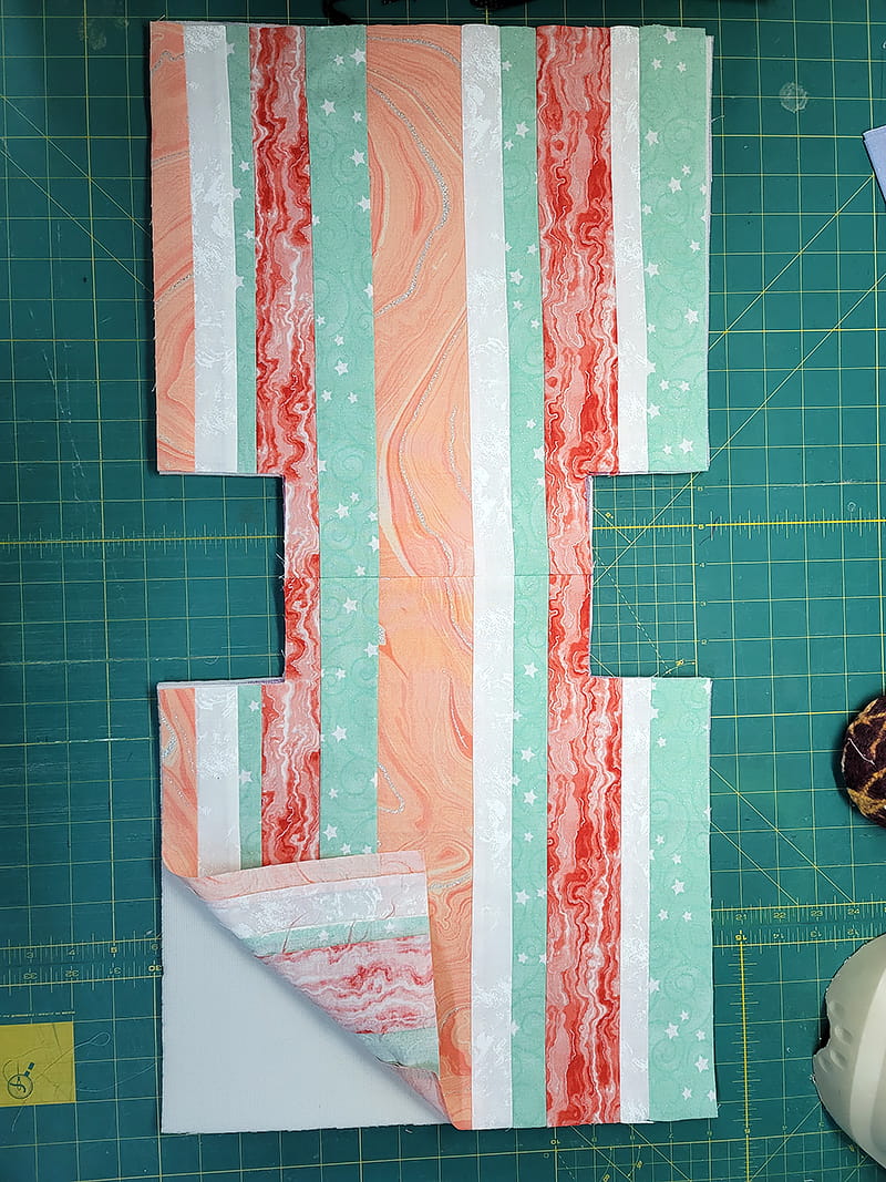fabric on top foam batting