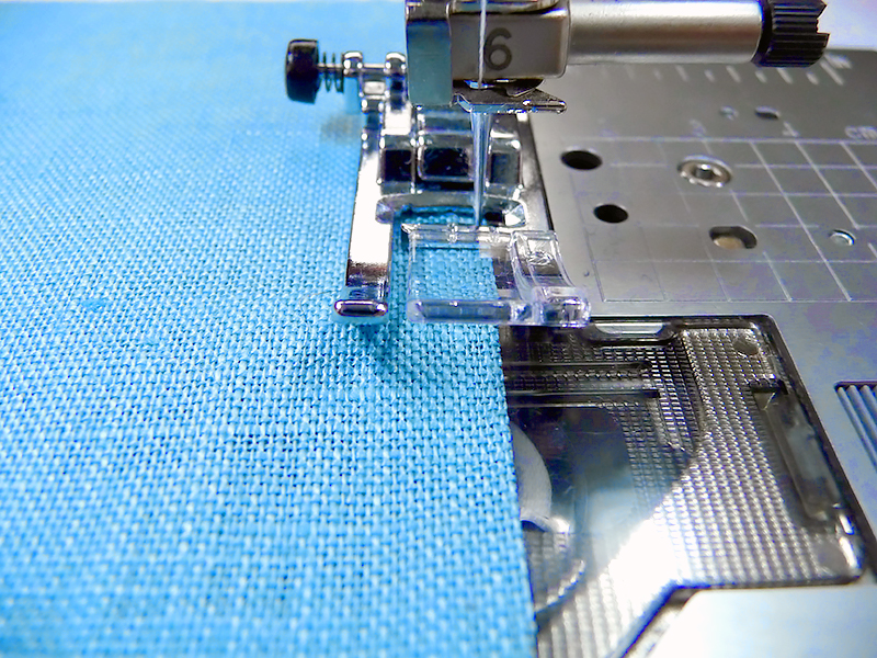 sewing linen material