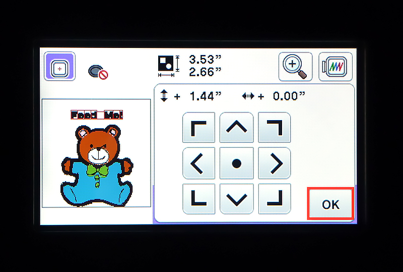 text above bear design