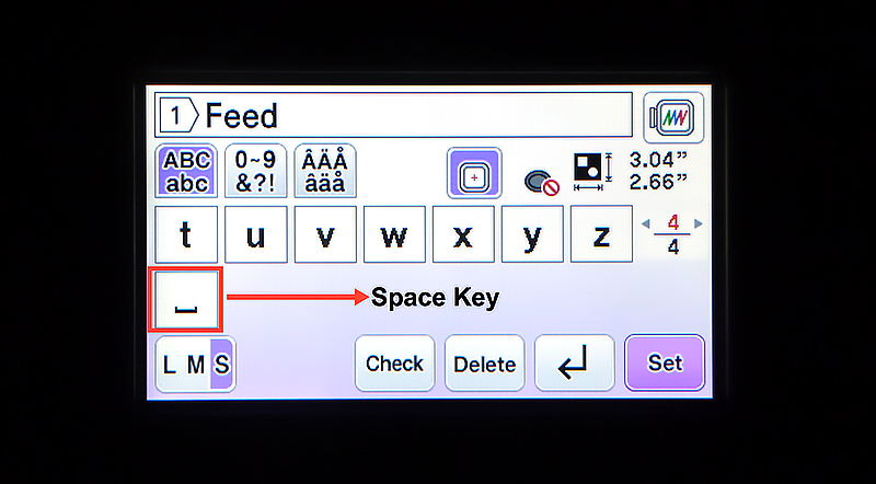 space button