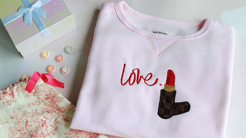 valentine's day sweatshirt