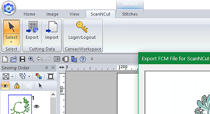 export file for ScanNCut