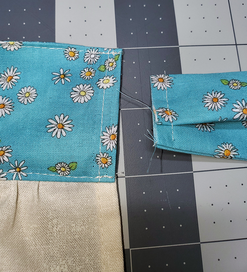 stitch pleat