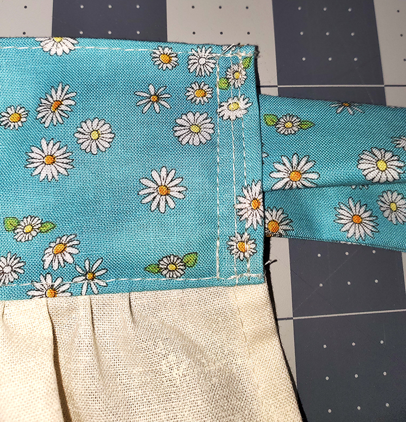 stitch pleat in waistband