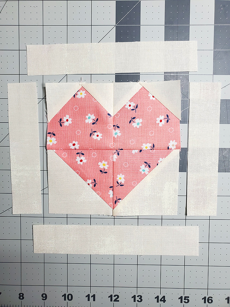 Stitch on K rectangle