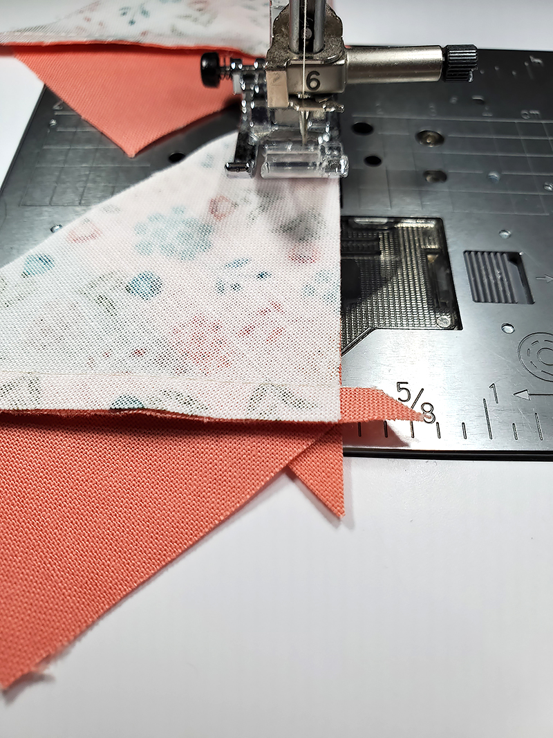sew together on opposite side