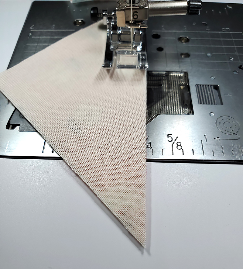 stitch triangles R and Y