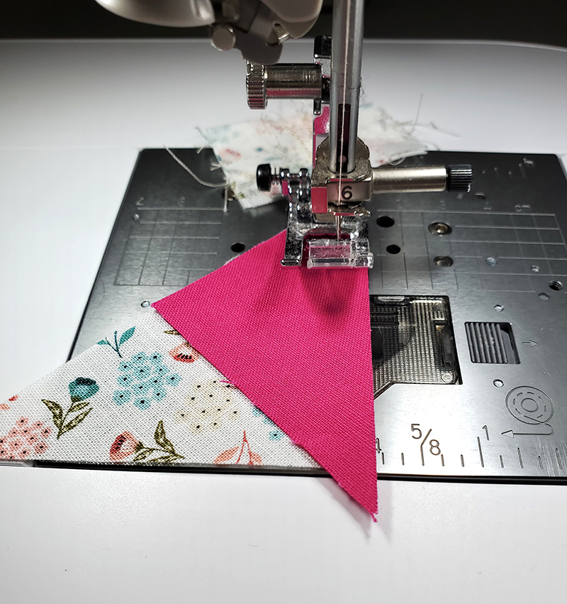 sew pieces Z and P