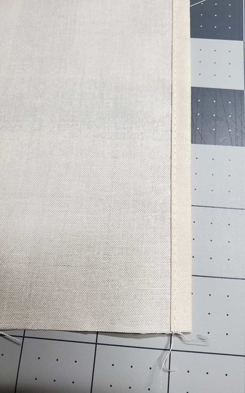 stitched edge