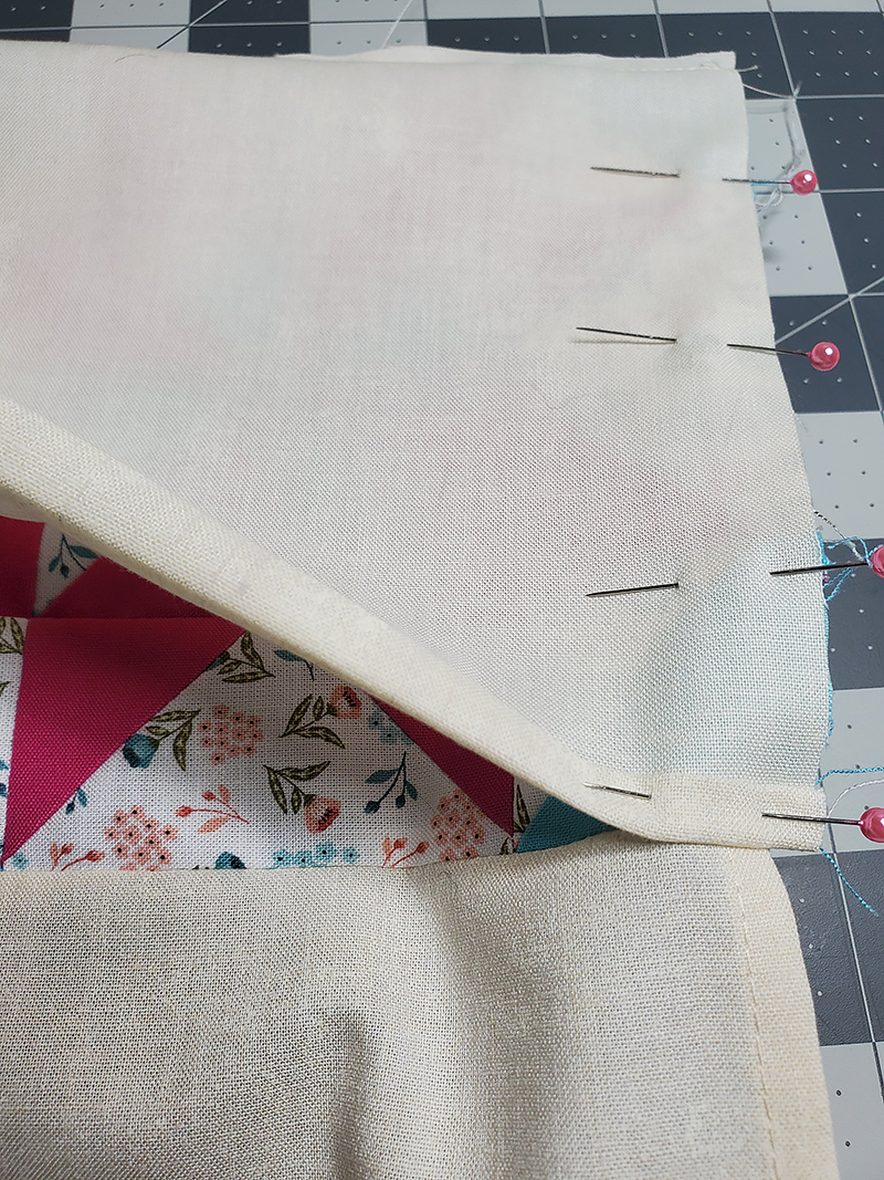 Fold D over block