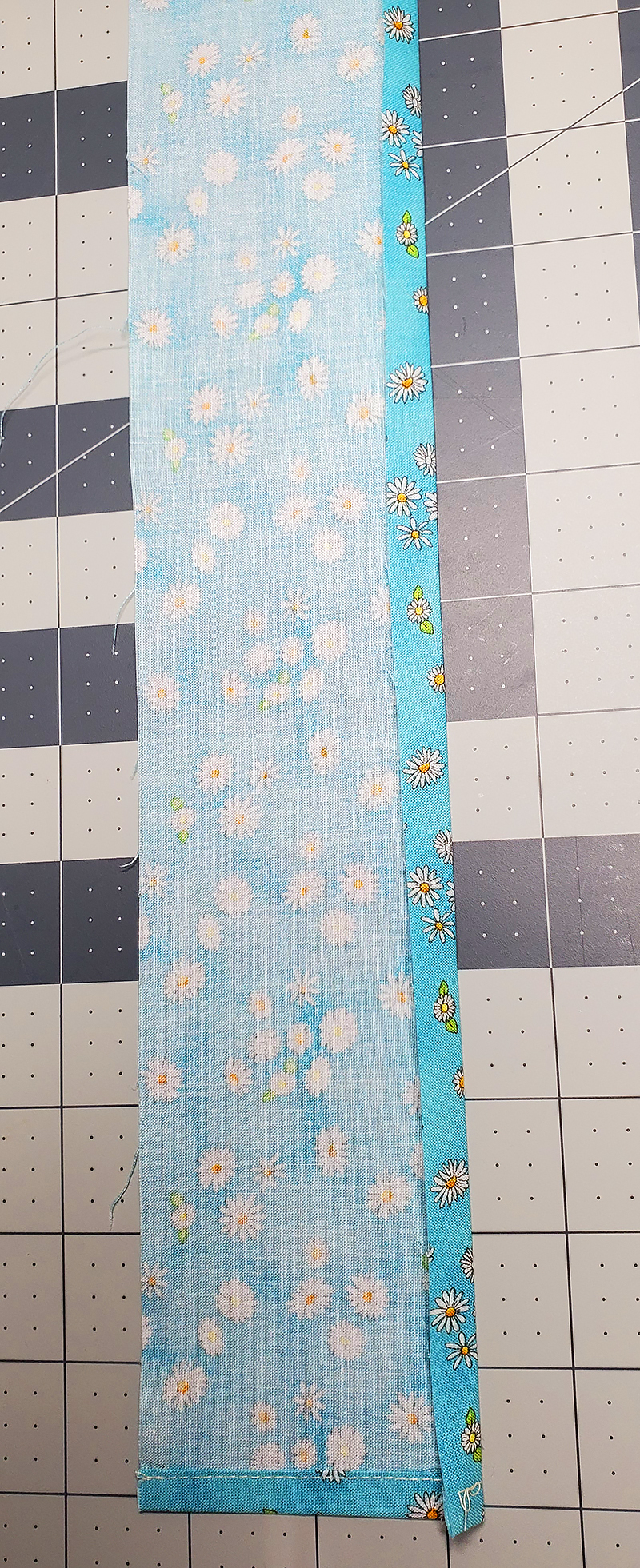 fold long side of N
