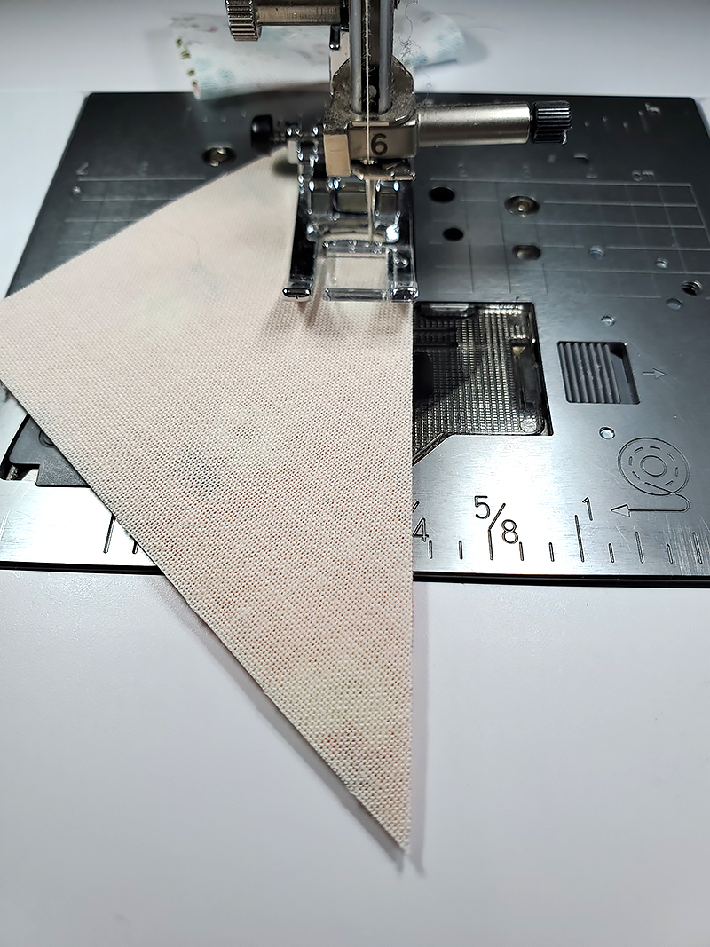 G and V fabric sewn