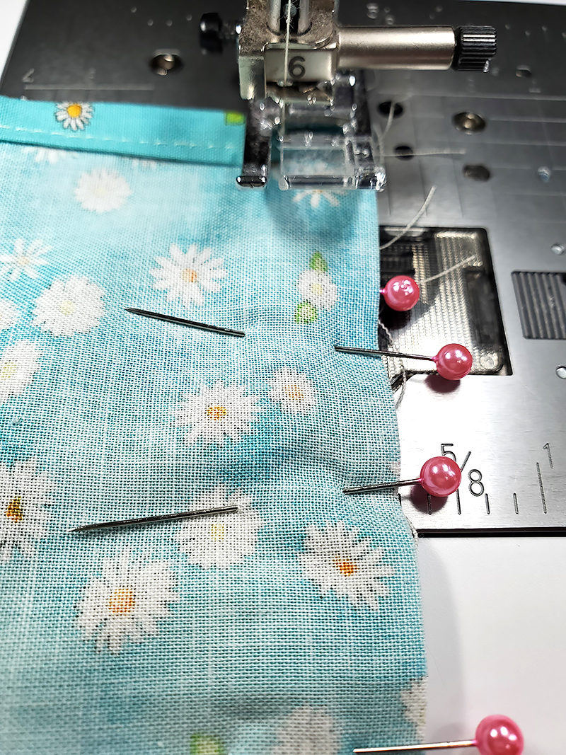 stitch pinned edge