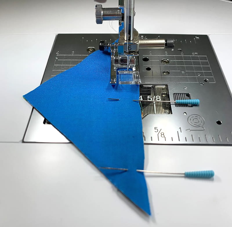 sew triangles