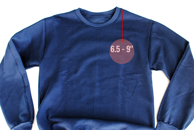 shirt measured for monogram
