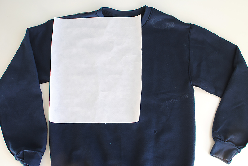 sweatshirt and stabilizer