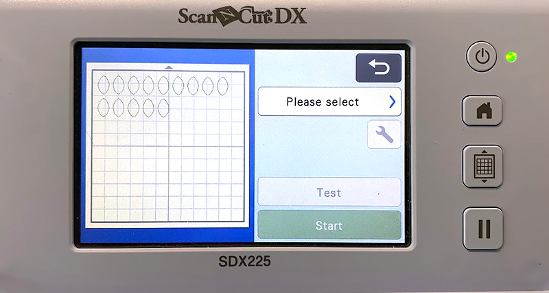 please select button