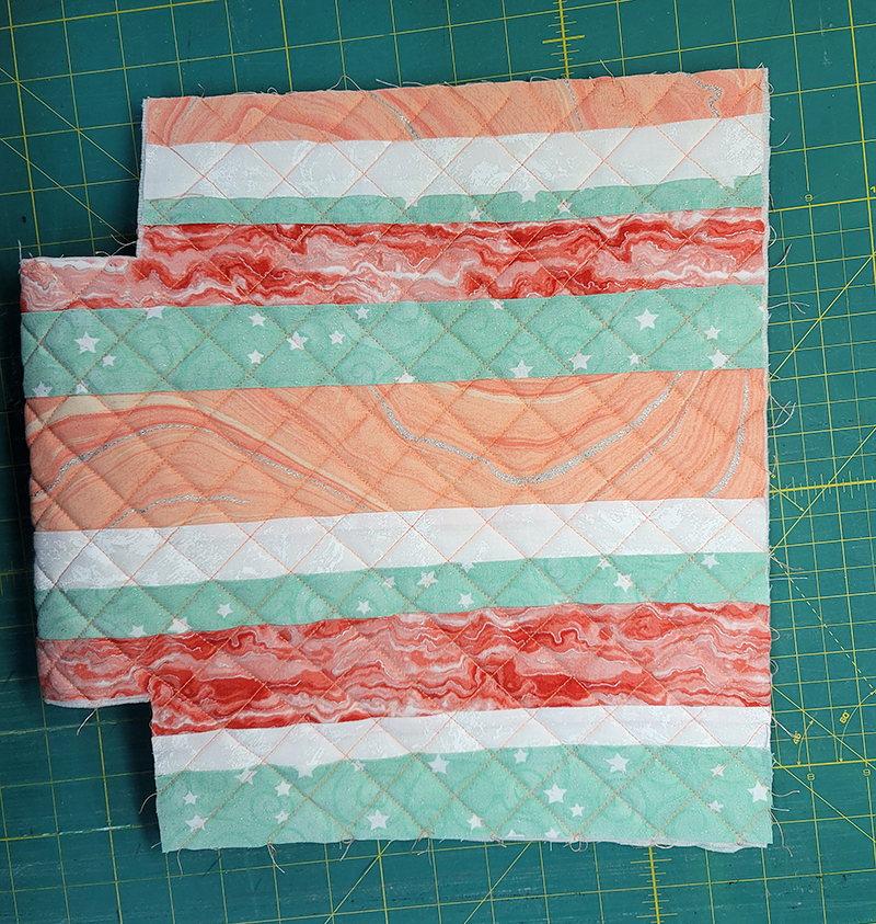 fold right sides together